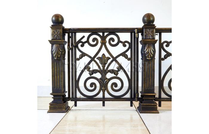 Чугунная ограда на могилу №1 'Малая'