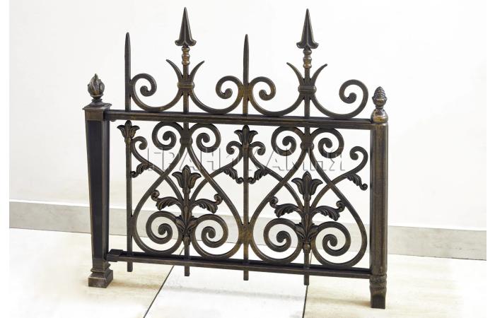 Чугунная ограда на могилу №2 'Пика'