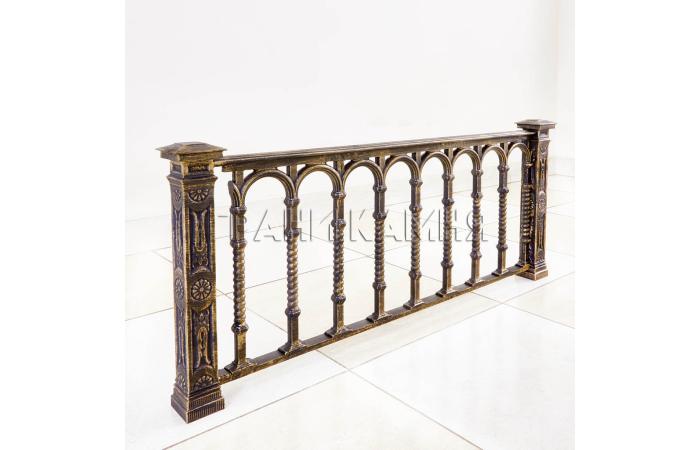 Чугунная ограда на могилу №9 'Амстердам'