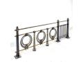 Чугунная ограда на могилу №11 'Модерн' со столбами