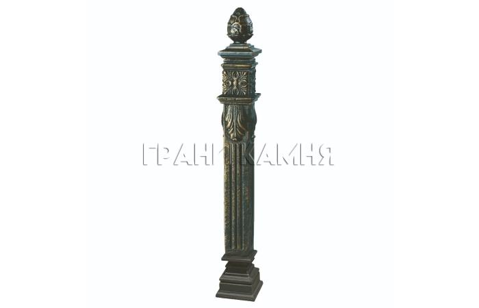 Столб для ограды с шишкой 0,82 м