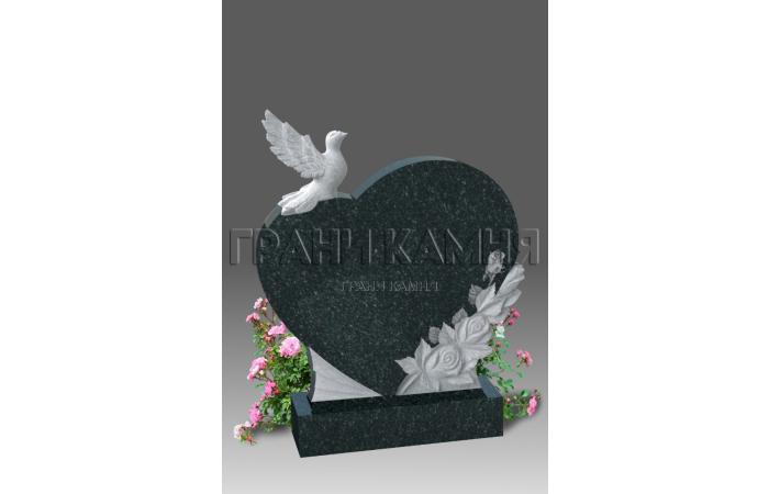 Детский памятник Голубь и сердце №264