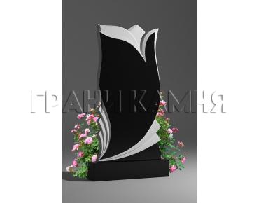Вертикальный гранитный памятник резной № 36/10