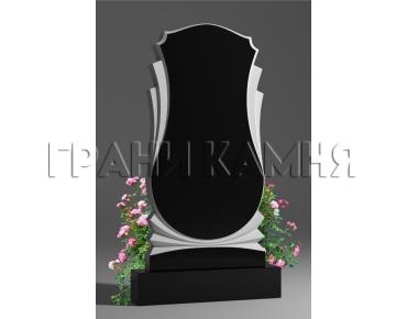 Вертикальный гранитный памятник резной № 84/10