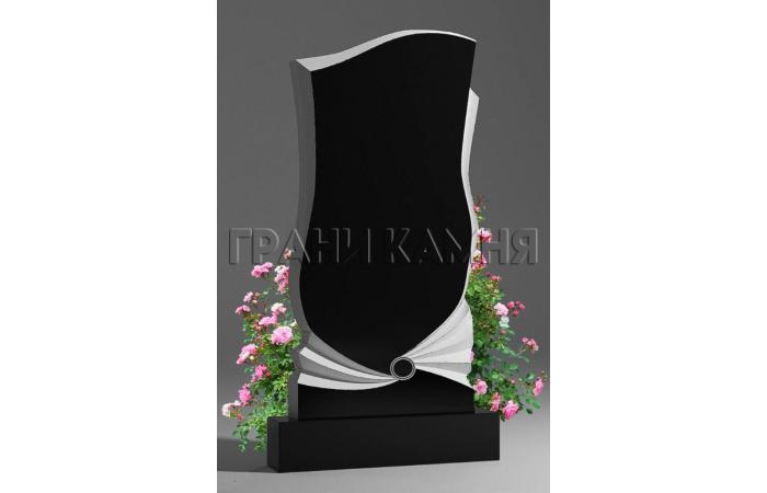 Вертикальный гранитный памятник резной № 86/10