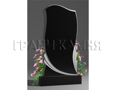 Вертикальный гранитный памятник резной № 87/10