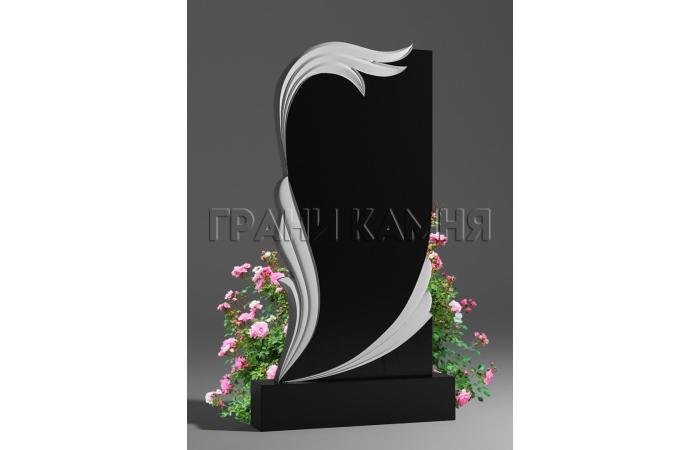 Вертикальный гранитный памятник резной № 125/10