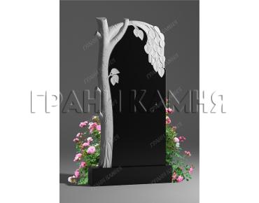 Вертикальный гранитный памятник резной № 168/10