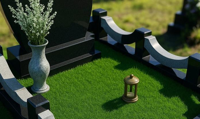 Газон на могилу