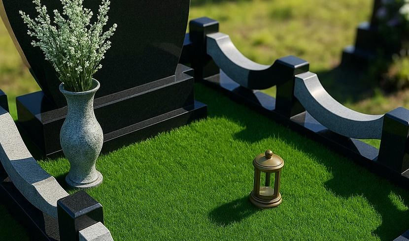 Газон на могилу