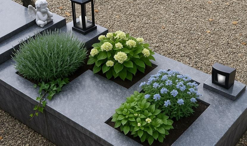 Озеленение могилы