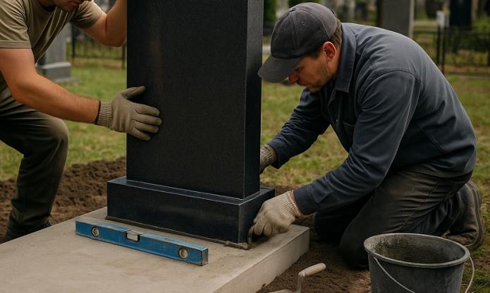 Установка памятника на могилу