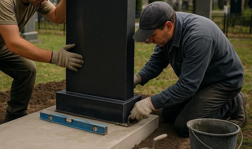 Установка памятника